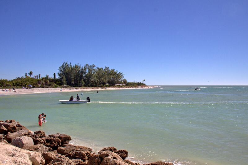 Sanibel Island Strand Baden Fischen Tagesausflug von Cape Coral